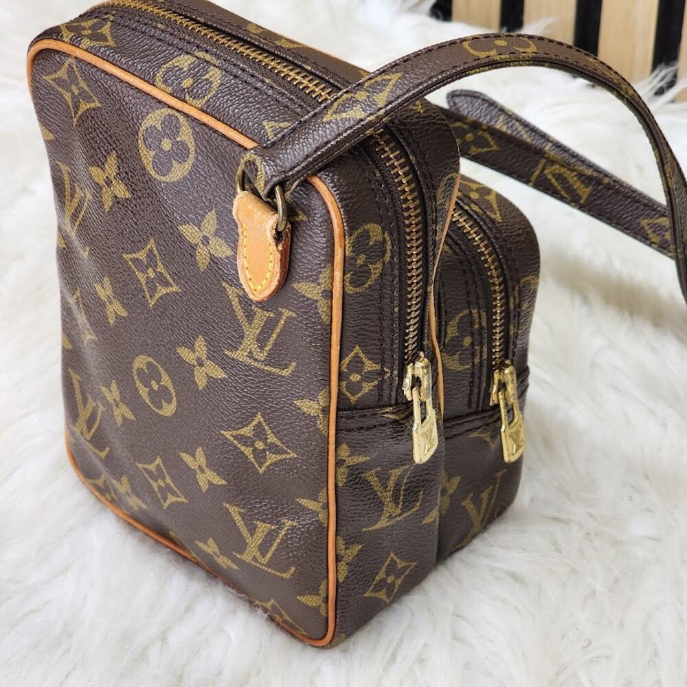 Authentic Louis Vuitton Monogram Mini Amazon Crossbody Bag Brown Vintage - Picture 6 of 16